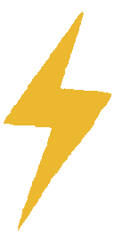 Gaudy lightning bolt flashing gif